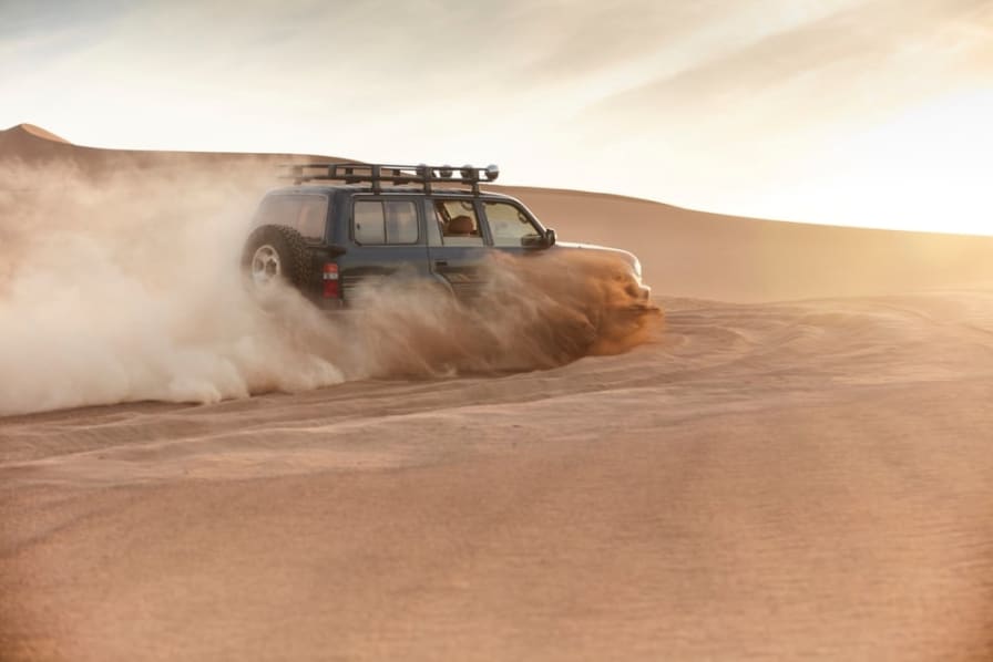 Road through mountain landscape